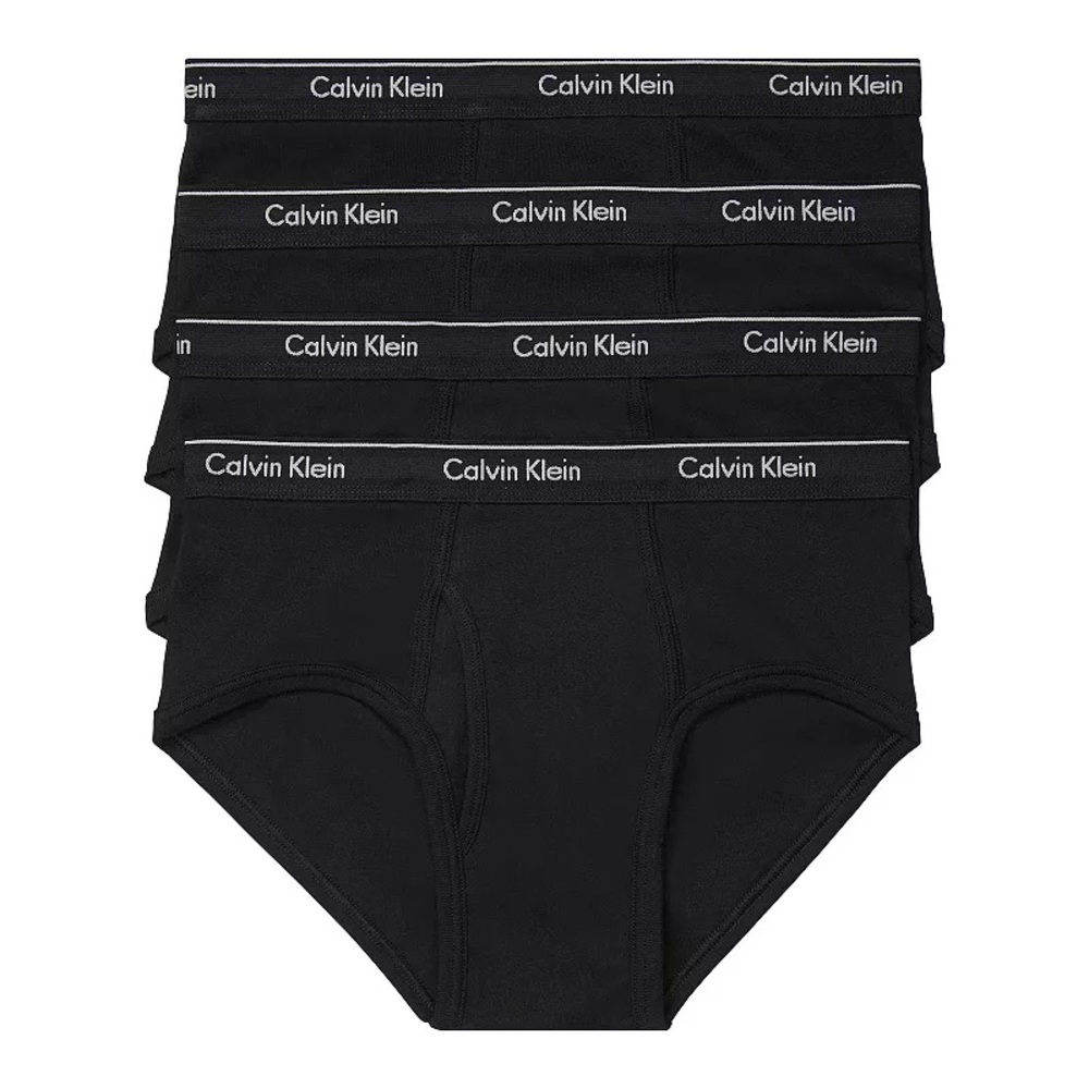 Calvin Klein 4-PK Black Cotton Boxer Briefs 2XL NWT - Picture 6 of 12